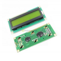 Mėlynas 16x2 LCD ekrano modulis HD44780