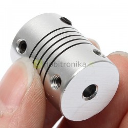Lanksti jungtis 8x10mm ašims D19L25