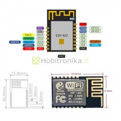 ESP8285 ESP-M2 WiFi modulis