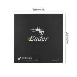 Ender 3 kaitinimo pado paviršiaus lipdukas