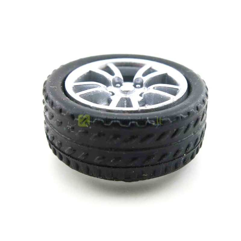 Mini 16 x 6 mm ratas važiuoklei