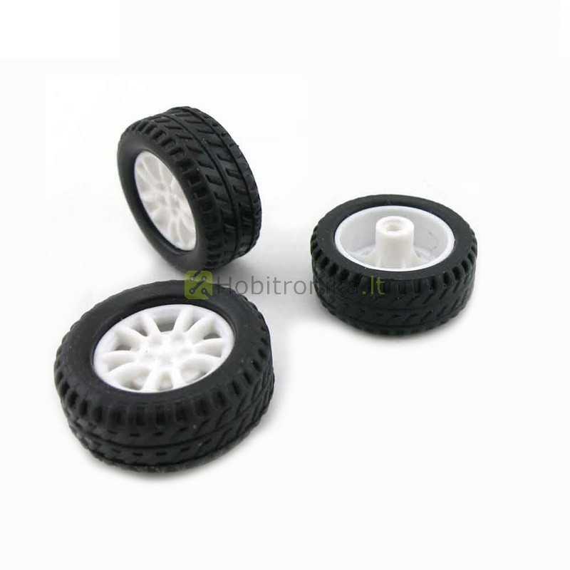 Mini 20 x 8 mm ratas važiuoklei