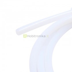 2.5mm baltas PTFE teflono vamzdelis 1m