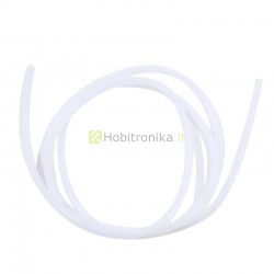 2.5mm baltas PTFE teflono vamzdelis 1m
