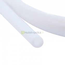2.5mm baltas PTFE teflono vamzdelis 1m