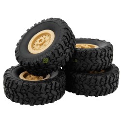 Guminis 65 x 24mm ratas su hex ašimi