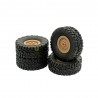 Guminis 65 x 24mm ratas su hex ašimi