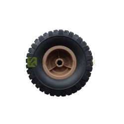 Guminis 65 x 24mm ratas su hex ašimi