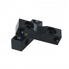 Metalinis blokelis Nema17 motoro tvirtinimui