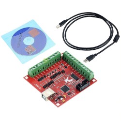 USB CNC 4-ašių motorų valdymo plokštė