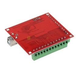 USB CNC 4-ašių motorų valdymo plokštė