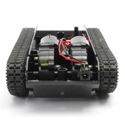 RC tanko-roboto važiuoklė su vikšrais ir motorais