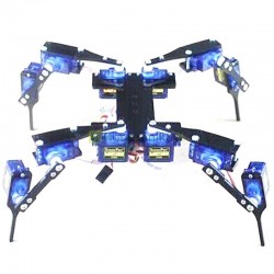 Keturių kojų roboto voro konstruktorius