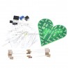 DIY LED mirksiukas širdelė