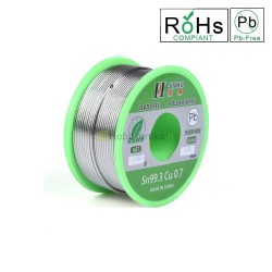 100g 1.0mm bešvinis RoHS lydmetalis su 2% fliusu