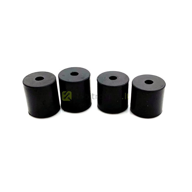 16x18mm silikoniniai antivibraciniai cilindrai kaitinamajam padui