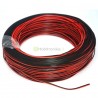 1m AWG24 0.20 mm^2 raudona-juoda laido
