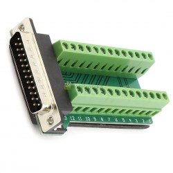 DB25 LPT jungties terminalinių blokelių adapteris