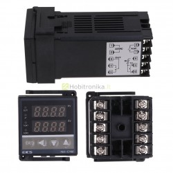 REX-C100 automatinis relinis 0-400°C 220V temperatūros reguliatorius