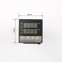 REX-C100 automatinis TTL 0-400°C 220V temperatūros reguliatorius