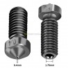 Kietinto plieno 0.4mm ilgas antgalis 1.75mm plastiko gijai