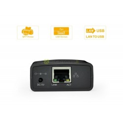 USB 2.0 print-spausdinimo serveris 100Mbps Wavlink
