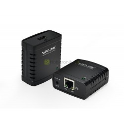 USB 2.0 print-spausdinimo serveris 100Mbps Wavlink
