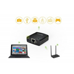 USB 2.0 print-spausdinimo serveris 100Mbps Wavlink