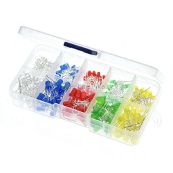 200vnt. 3mm ir 5mm LED diodų rinkinys
