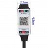 5-24V 6A RGB 3528 5050 LED juostos valdiklis Bluetooth