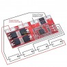 4S 30A Li-Ion 18650 baterijų apsauginė (BMS) schema