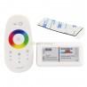 RGB 2.4GHz WiFi DC12-24V LED juostos valdiklis su pulteliu
