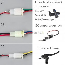 Elektrinio paspirtuko 48V 1000W valdiklis