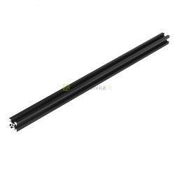 250mm 2020 juodas v-slot aliuminio profilis