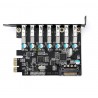7x USB 3.0 PCI-E praplėtimo plokštė