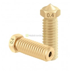 Varinis 0.4mm ilgas antgalis 1.75mm plastiko gijai