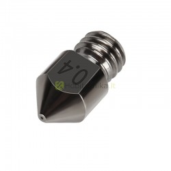 Grūdinto plieno 0.4mm trumpas antgalis 1.75mm plastiko gijai