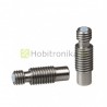 Plieninė kaitinimo bloko jungtis 1.75mm gijai su sriegiais ir PTFE intarpu