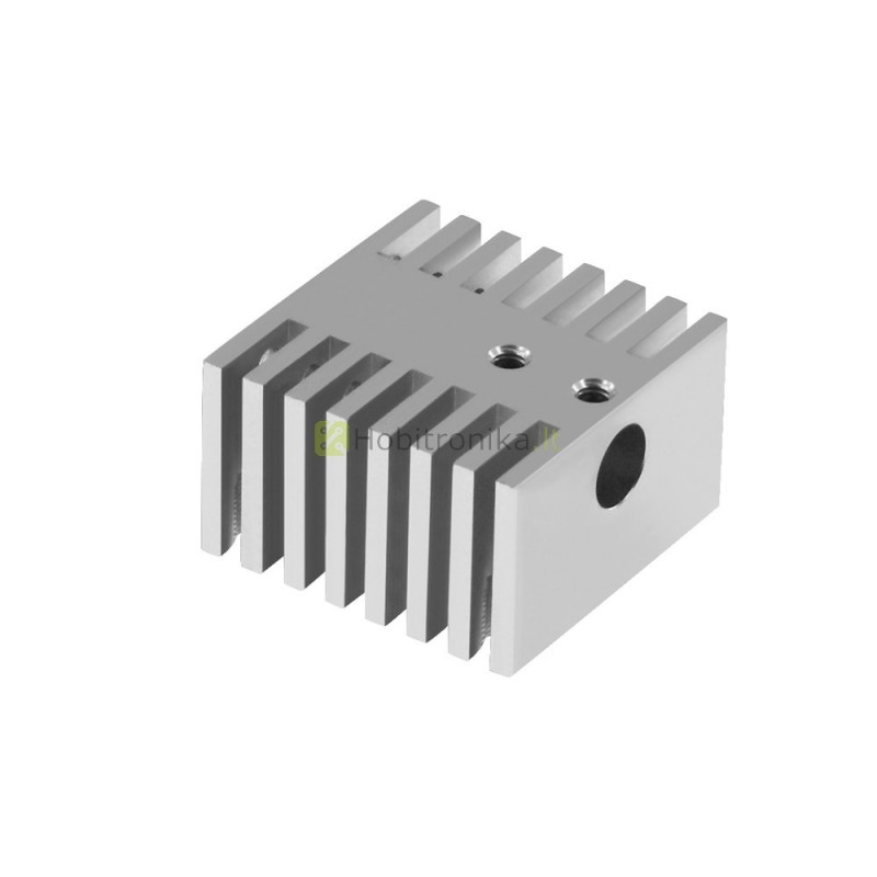E3D V6 Aliuminio radiatorius 30x30x18 ventiliatoriui