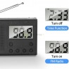 DIY kišeninis FM 76-108MHz radijos su antena ir LCD rinkinys