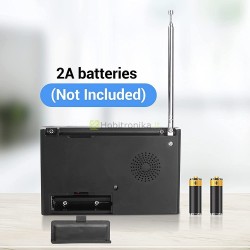 DIY kišeninis FM 76-108MHz radijos su antena ir LCD rinkinys