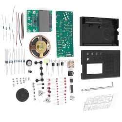 DIY kišeninis FM 76-108MHz radijos su antena ir LCD rinkinys