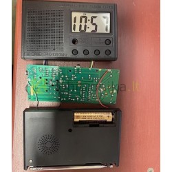 DIY kišeninis FM 76-108MHz radijos su antena ir LCD rinkinys