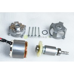 Bešepetėlinis 12-21V DC 22000 rpm motoras su sraigtine ašimi