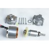 Bešepetėlinis 12-21V DC 22000 rpm motoras su sraigtine ašimi