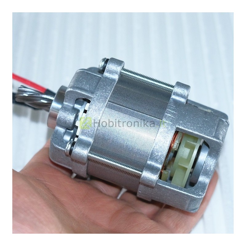 Bešepetėlinis 12-21V DC 22000 rpm motoras su sraigtine ašimi