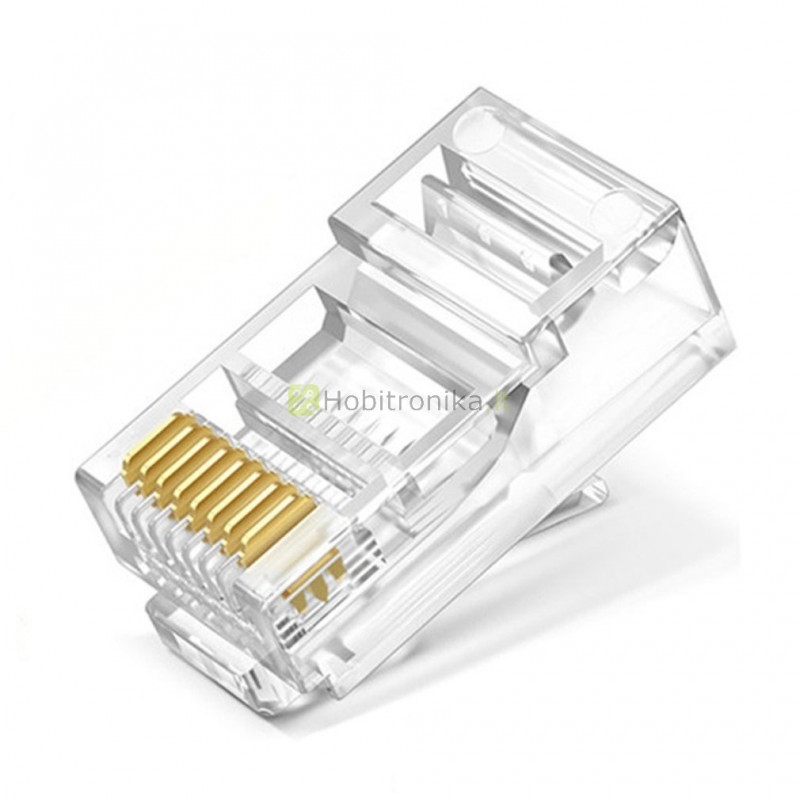 RJ45 jungtis interneto kabeliui