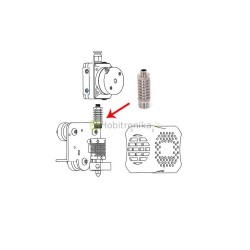 OMG-V2 ekstruderio direct-drive perėjimas
