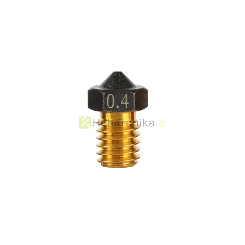 0.4mm E3D V6 antgalis su PTFE Teflono danga 1.75mm gijai