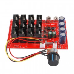 10-50V 60A 3000W DC motoro PWM valdiklis su potenciometru